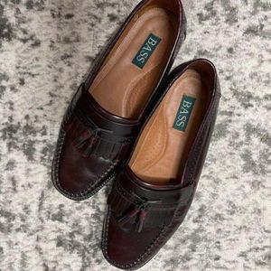 Bass Mens Brown Tassel Dress Shoes EE